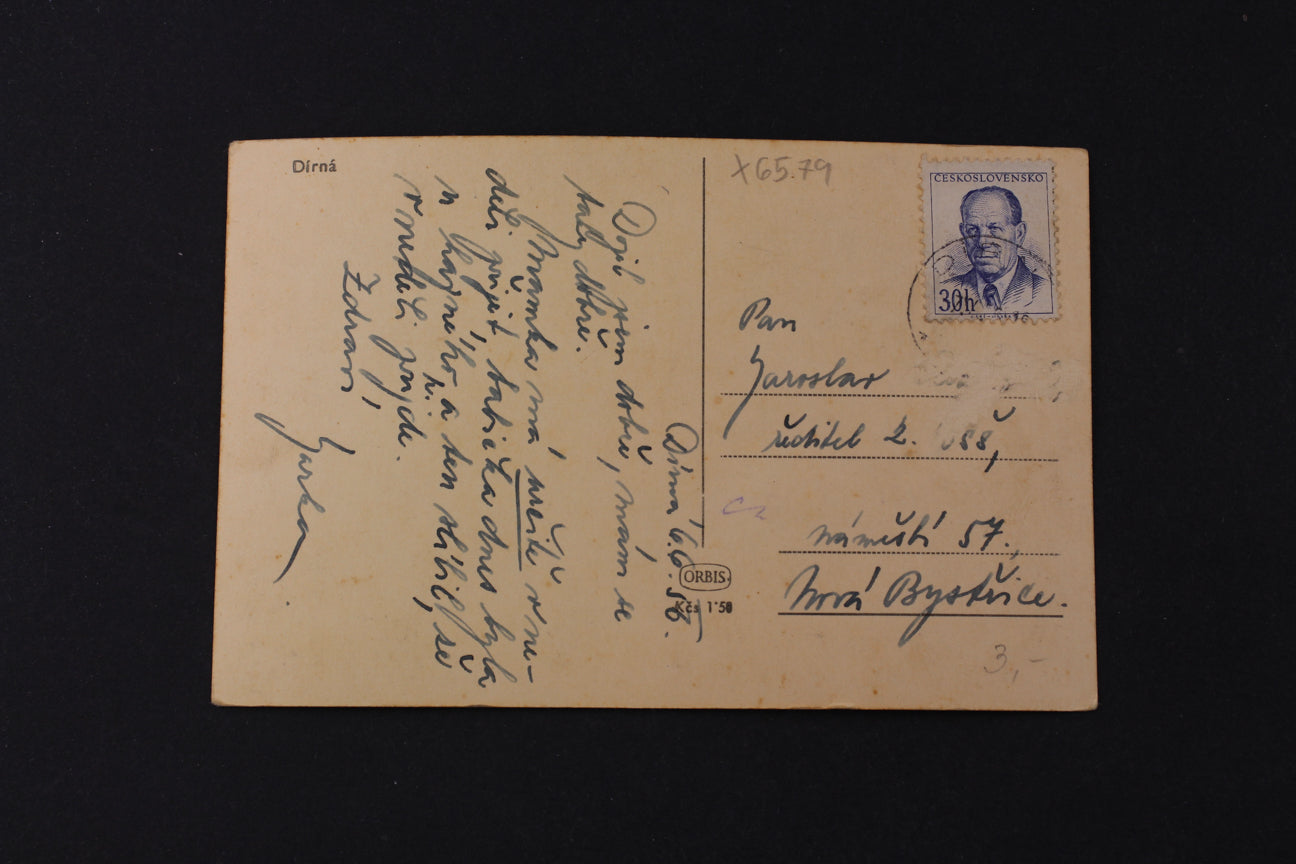 Postcard Dírná (x6579)