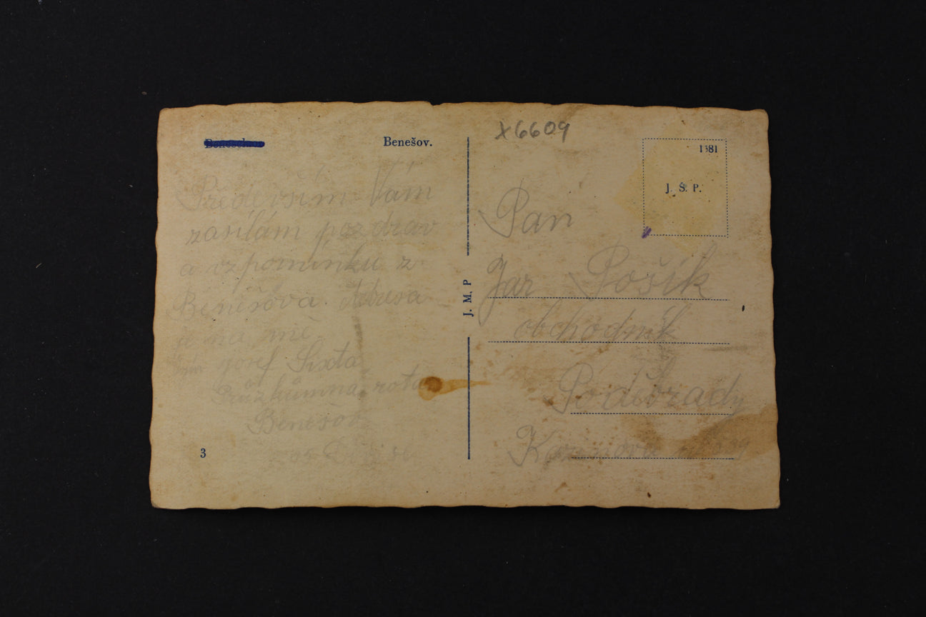 Postcard Benešov (x6609)