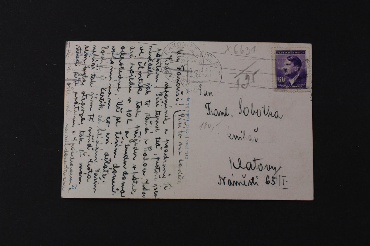 Postcard German Square (x6631)