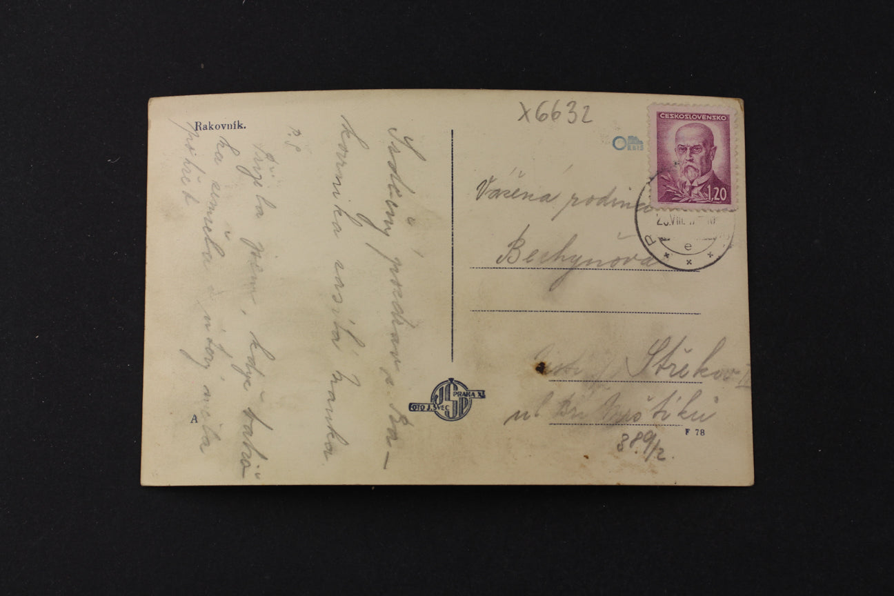 Postcard Rakovník (x6632)