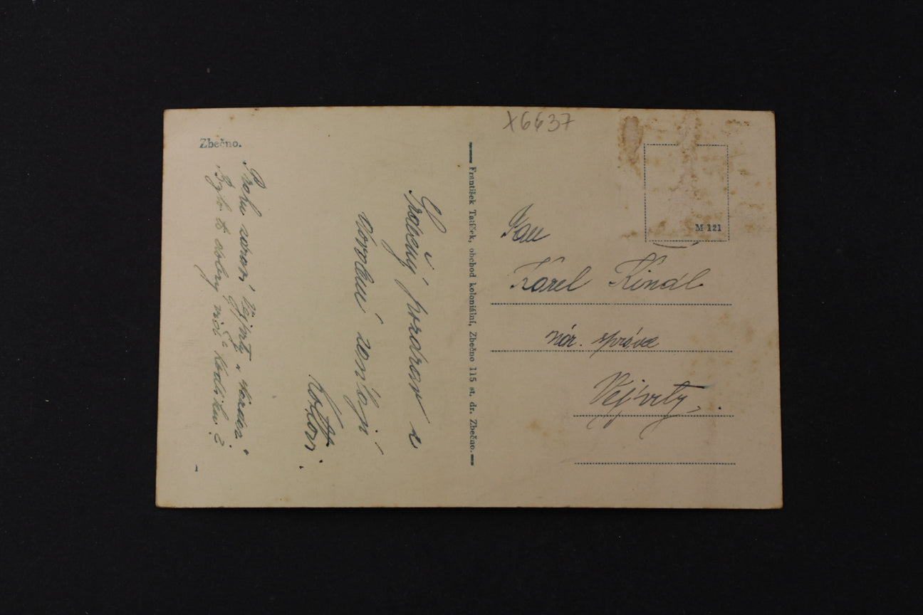 Postcard Zbečno (x6637)