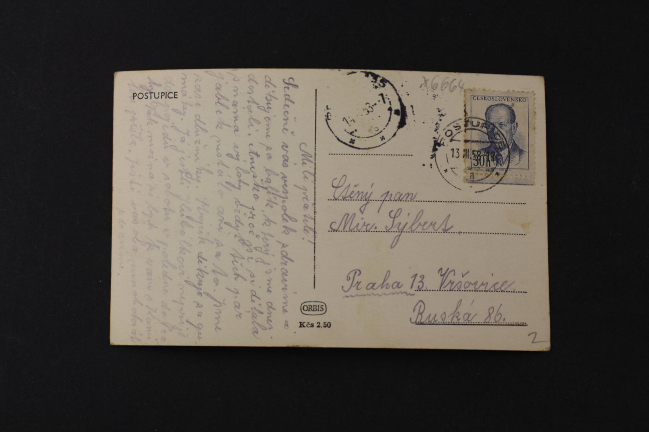 Postcard Postupice (x6664)