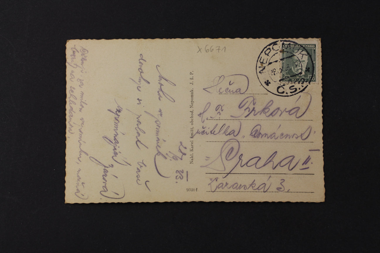 Postcard Nepomuk Green Mountain (x6671)