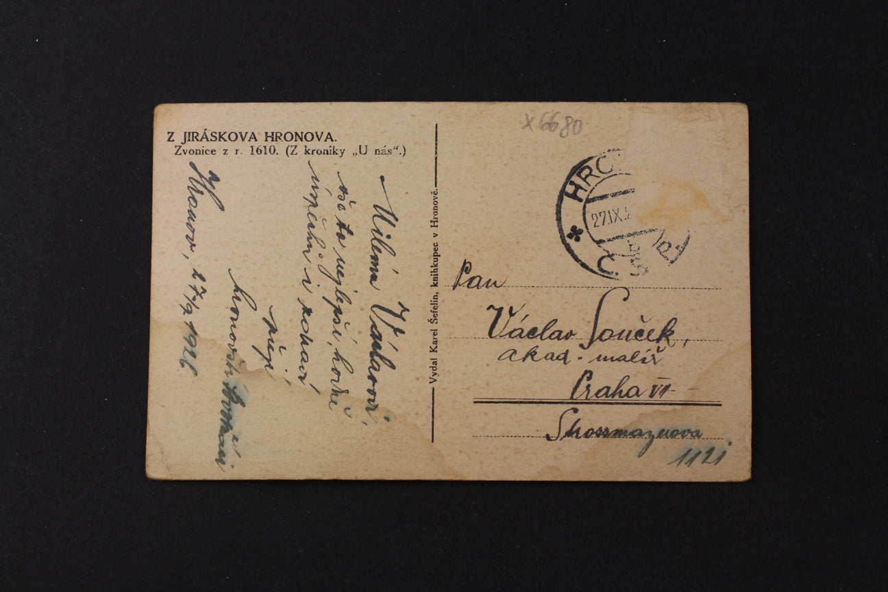Pohlednice Z Jiráskova Hronova Zvonice (x6680)