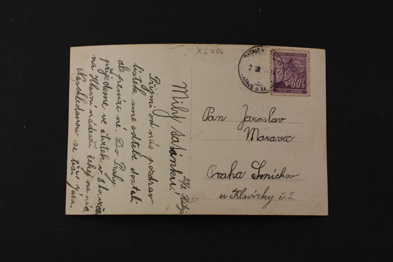 Postcard Rataje n. Sázavou (x6706)