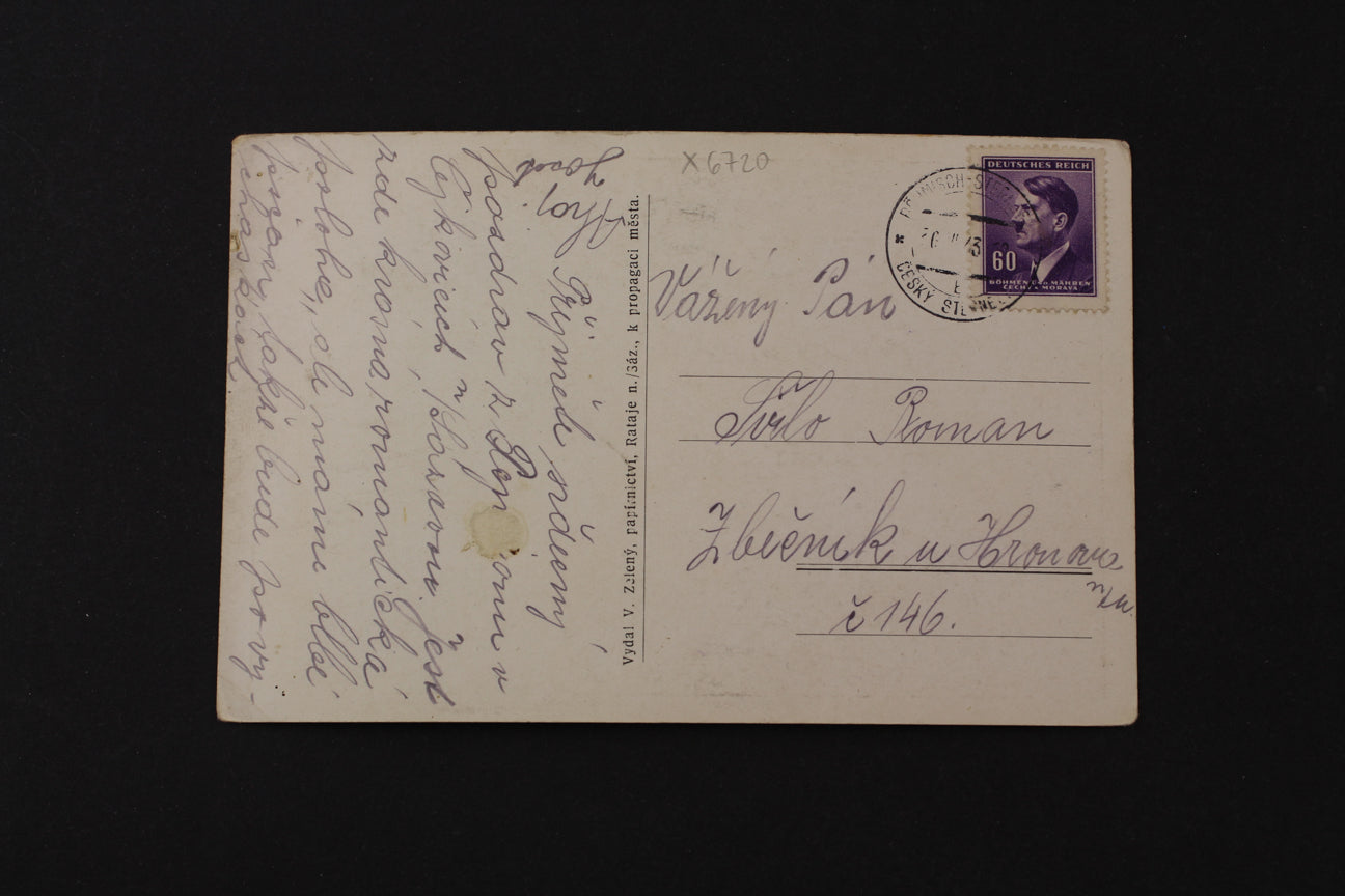 Postcard Rataje n. Sázavou (x6720)
