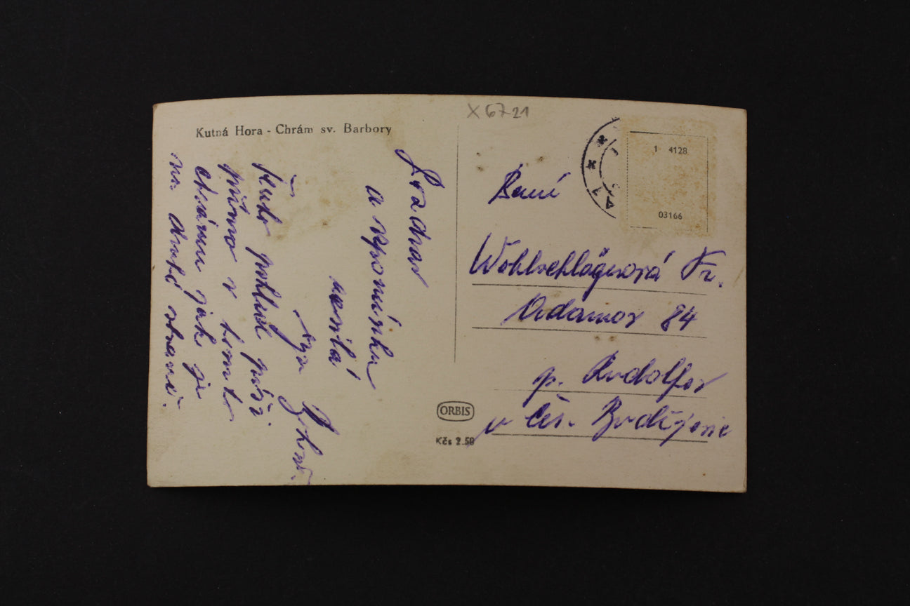 Postcard Kutná Hora - Church of St. Barbara (x6721)