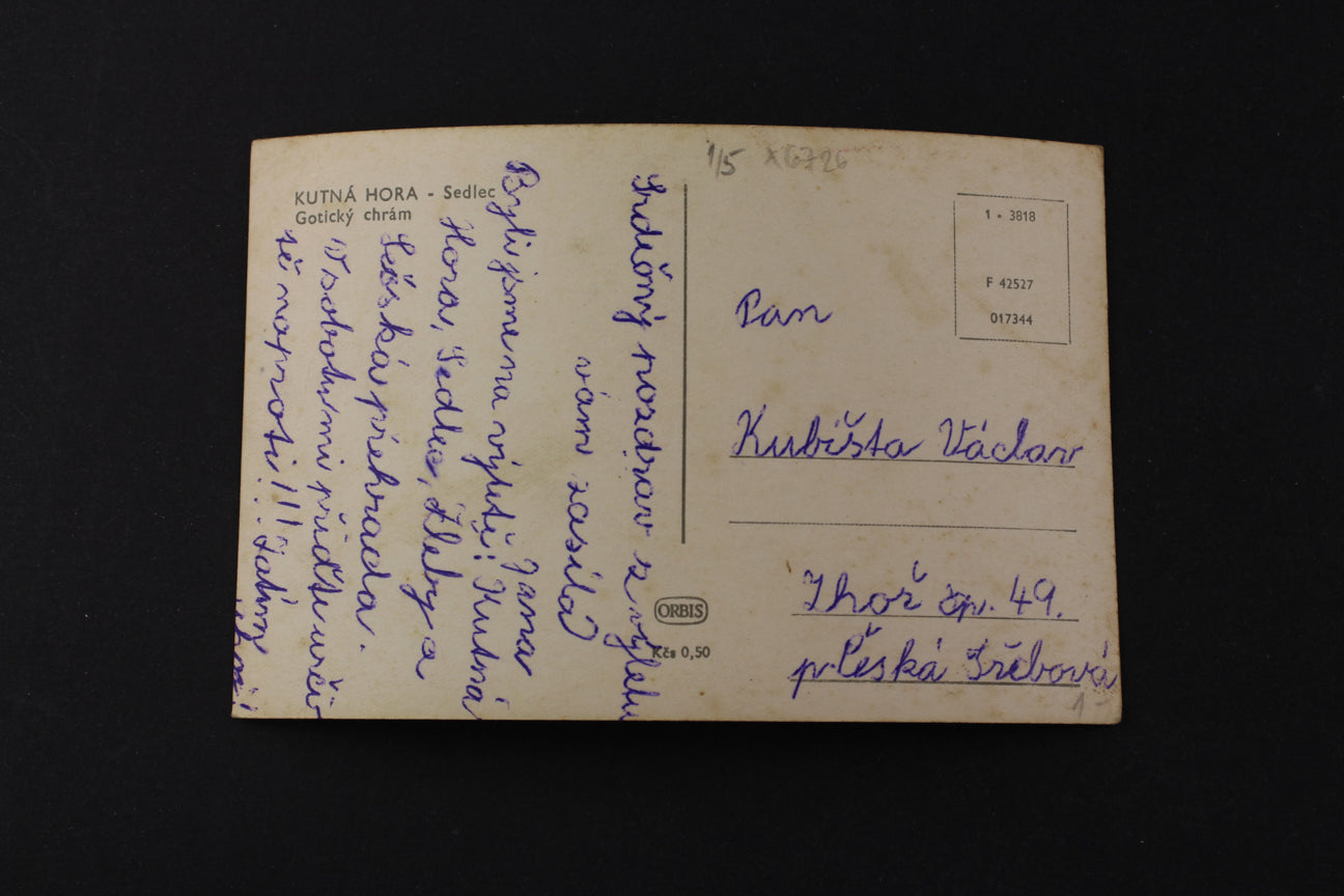 Postcard Kutna Hora (x6726)