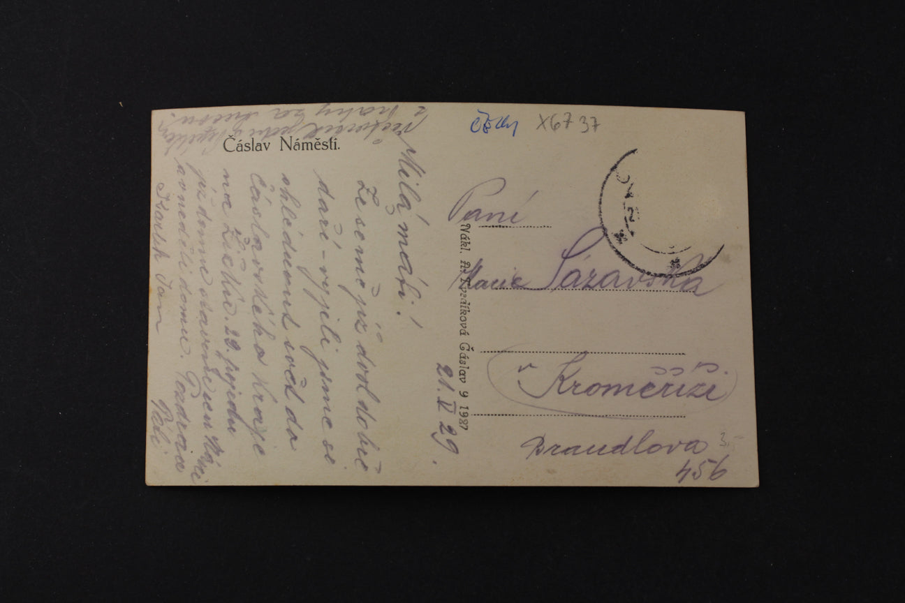 Pohlednice Čáslav -Náměstí (x6737)