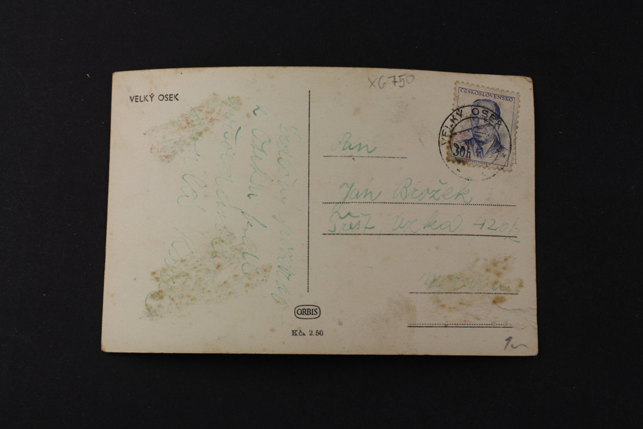 Postcard Velky Osek (x6750)