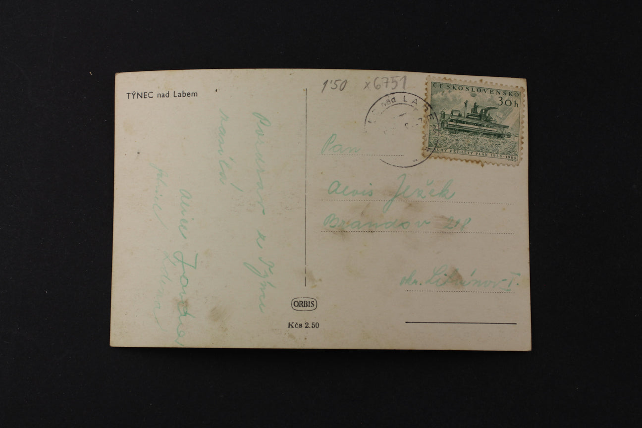 Postcard Týnec nad Labem (x6751)