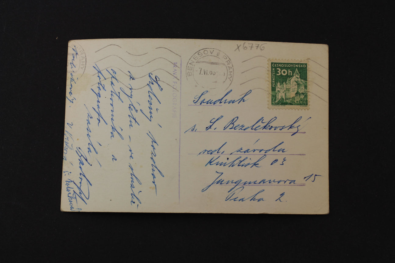 Postcard Konopiště Chateau Restaurant (x6776)