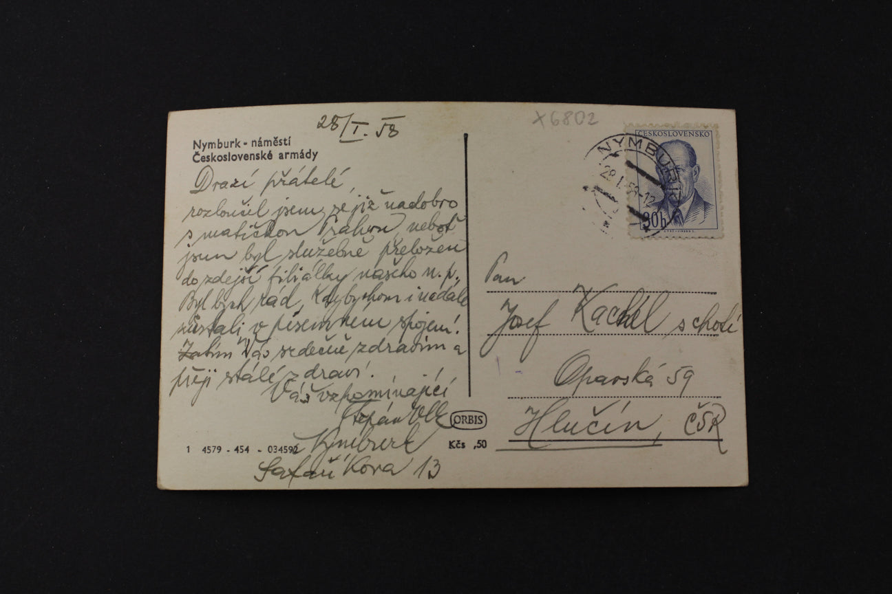 Pohlednice Nymburk - náměstí (x6802)