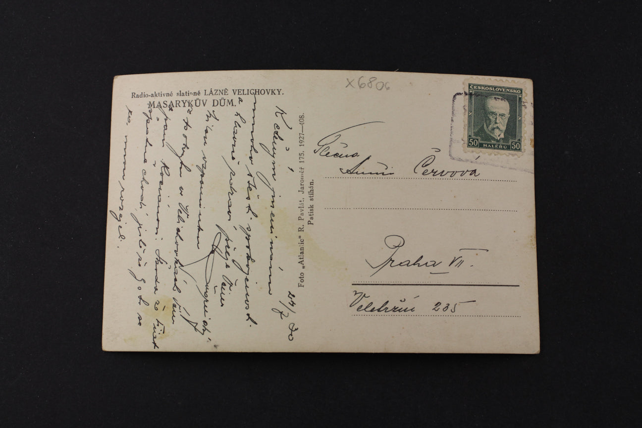 Pohlednice Radio.aktivné slatinné Lázně Velichovky (x6806)