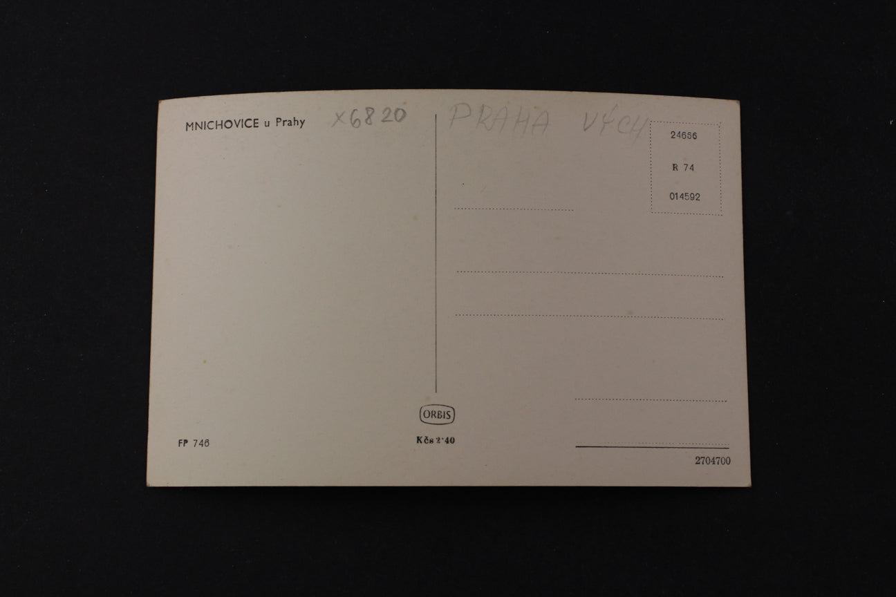 Postcard Mnichovice near Prague (x6820)