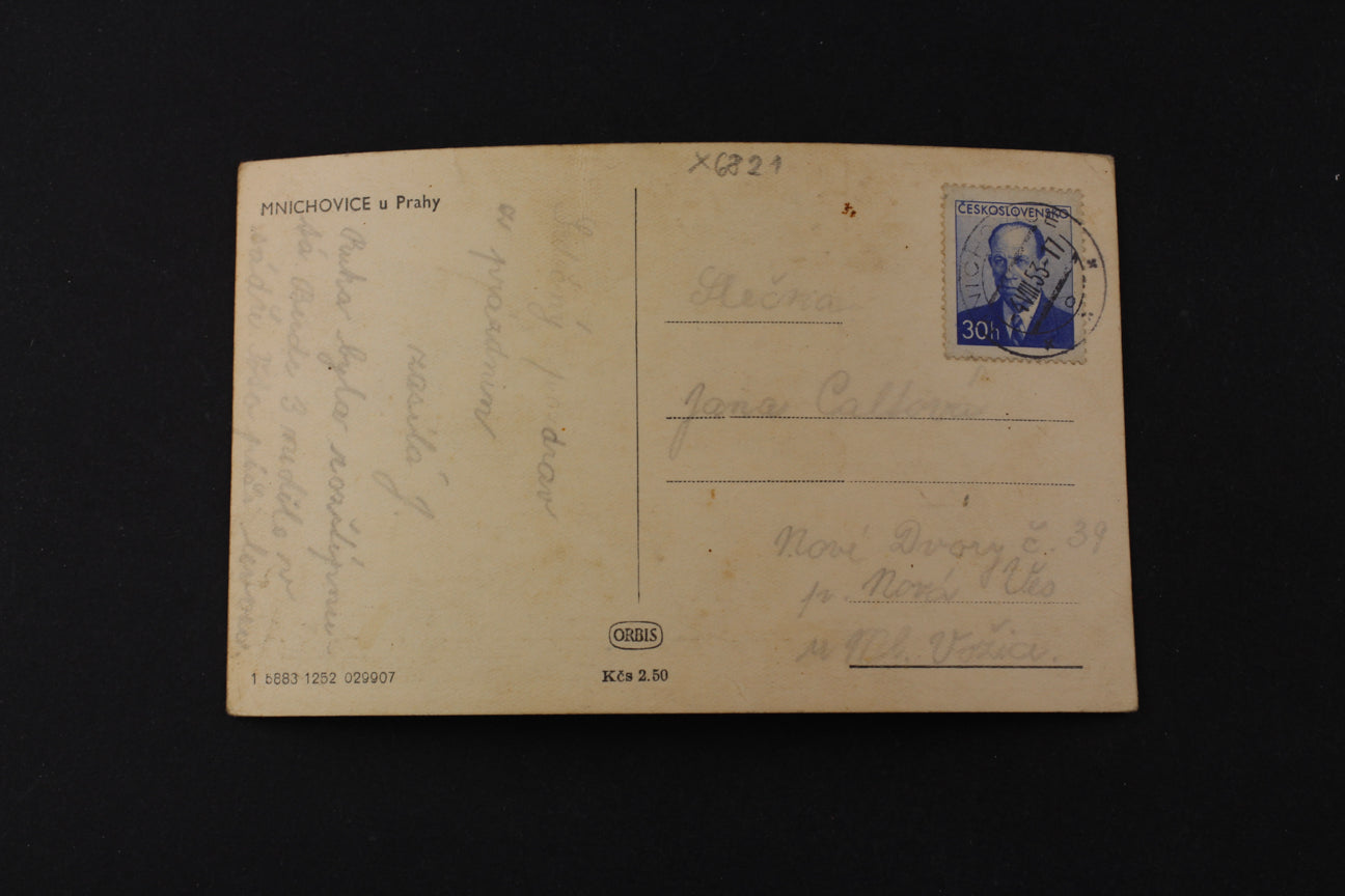 Postcard Mnichovice near Prague (x6821)