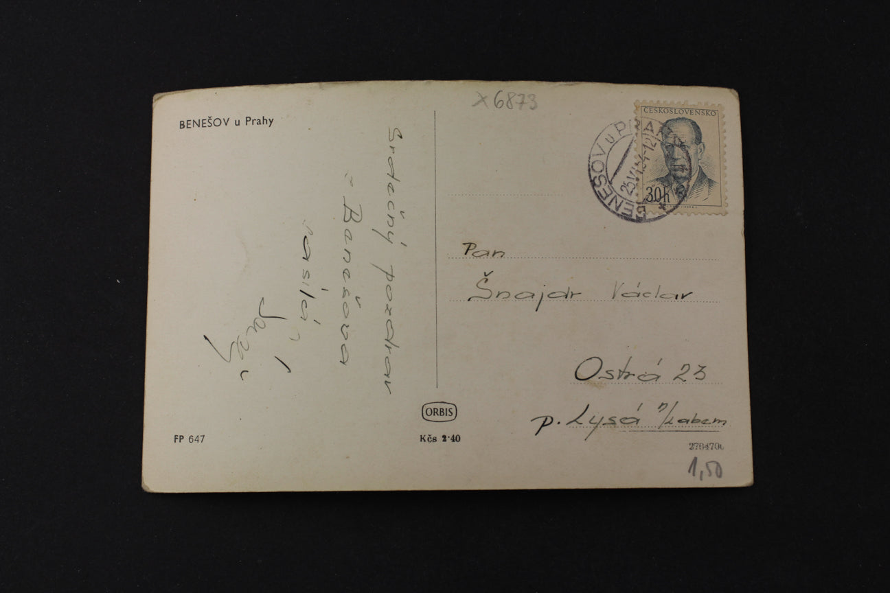 Pohlednice Beneškov u Prahy (x6873)