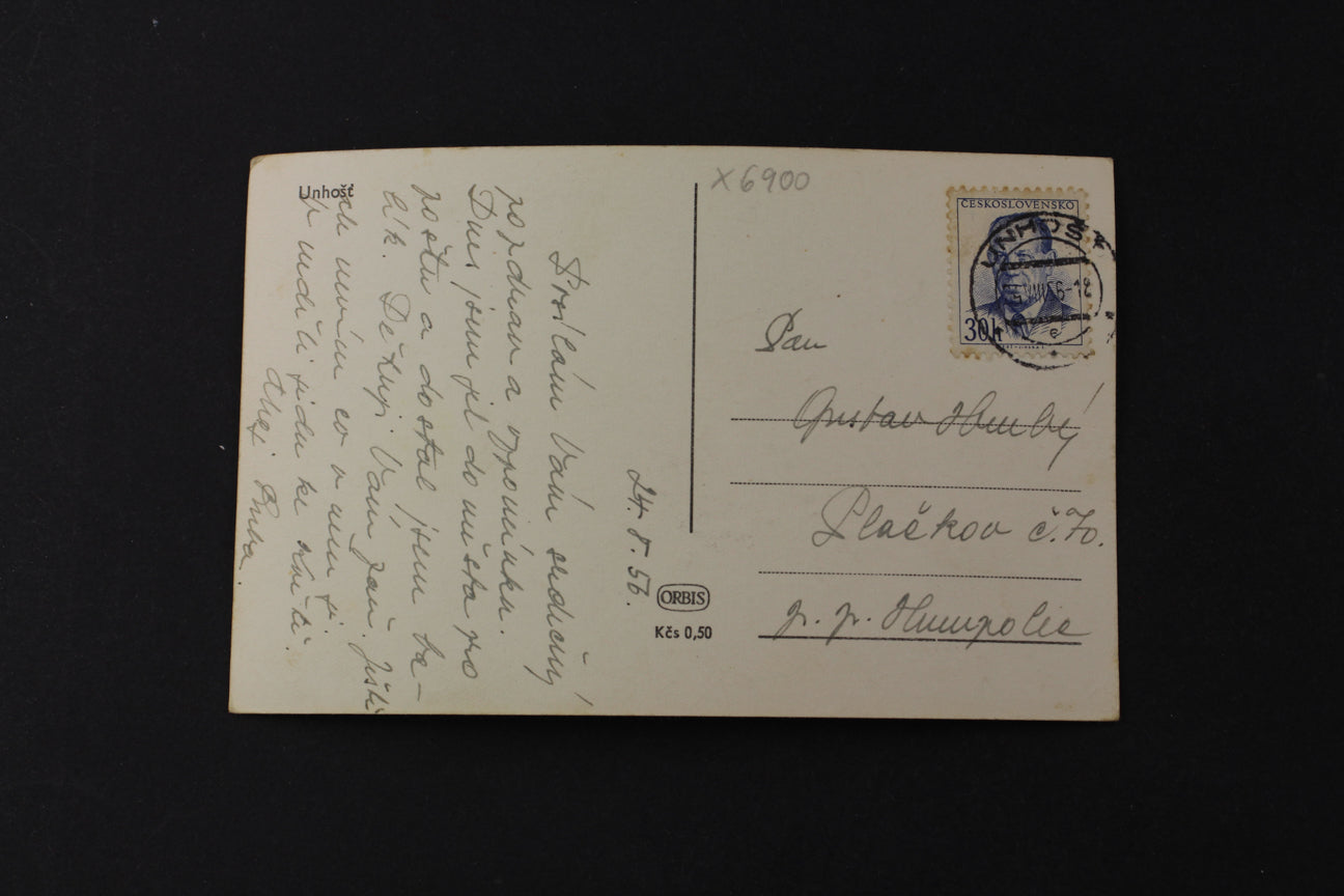 Postcard Unhošť (x6900)