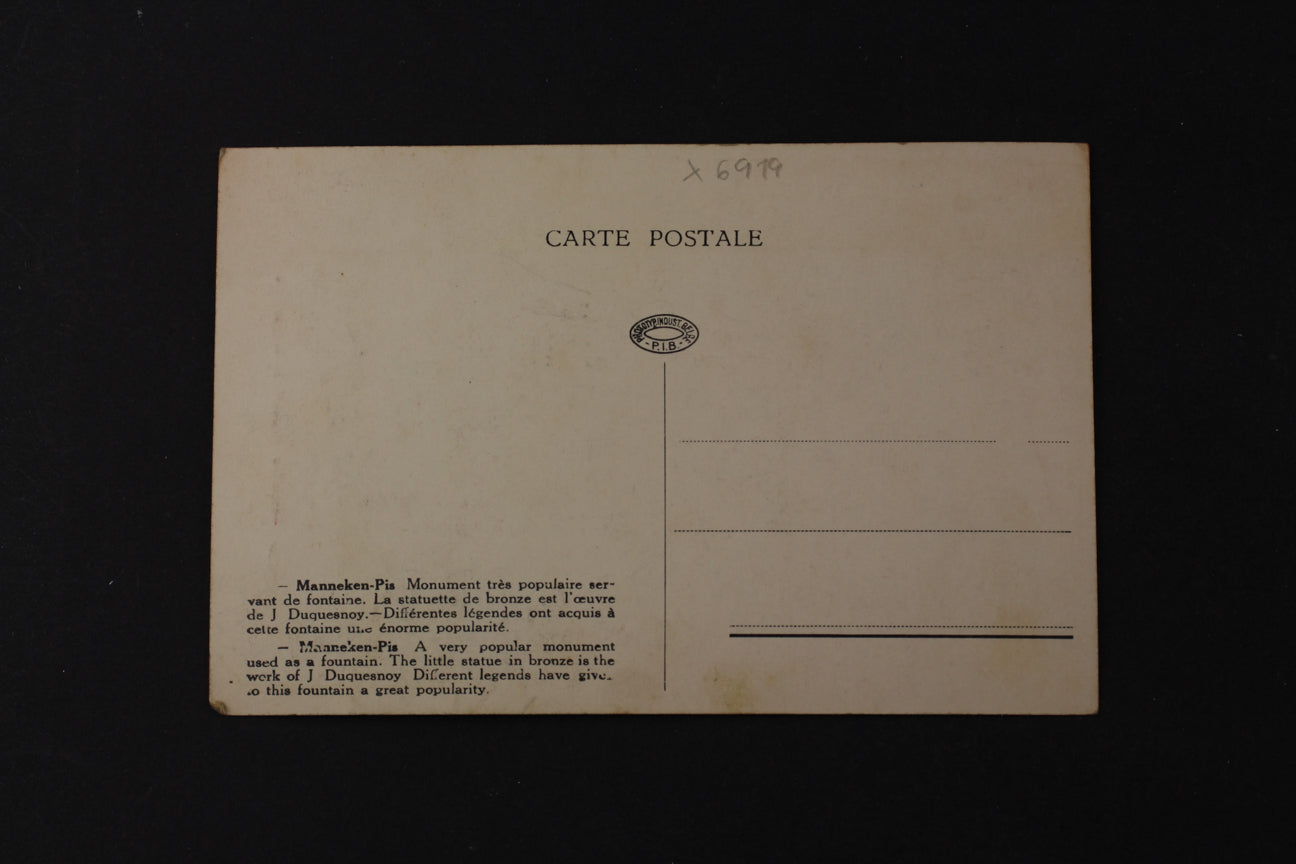 Pohlednice Brusel (čůrající kluk) (x6919)