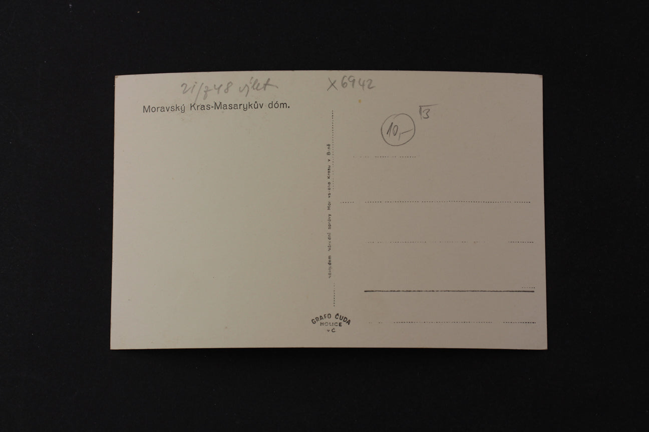 Pohlednice Moravský Kras-Masarykův dóm (x6942)