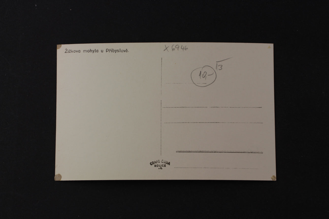 Postcard Žižka's Mound near Přibyslav (x6946)