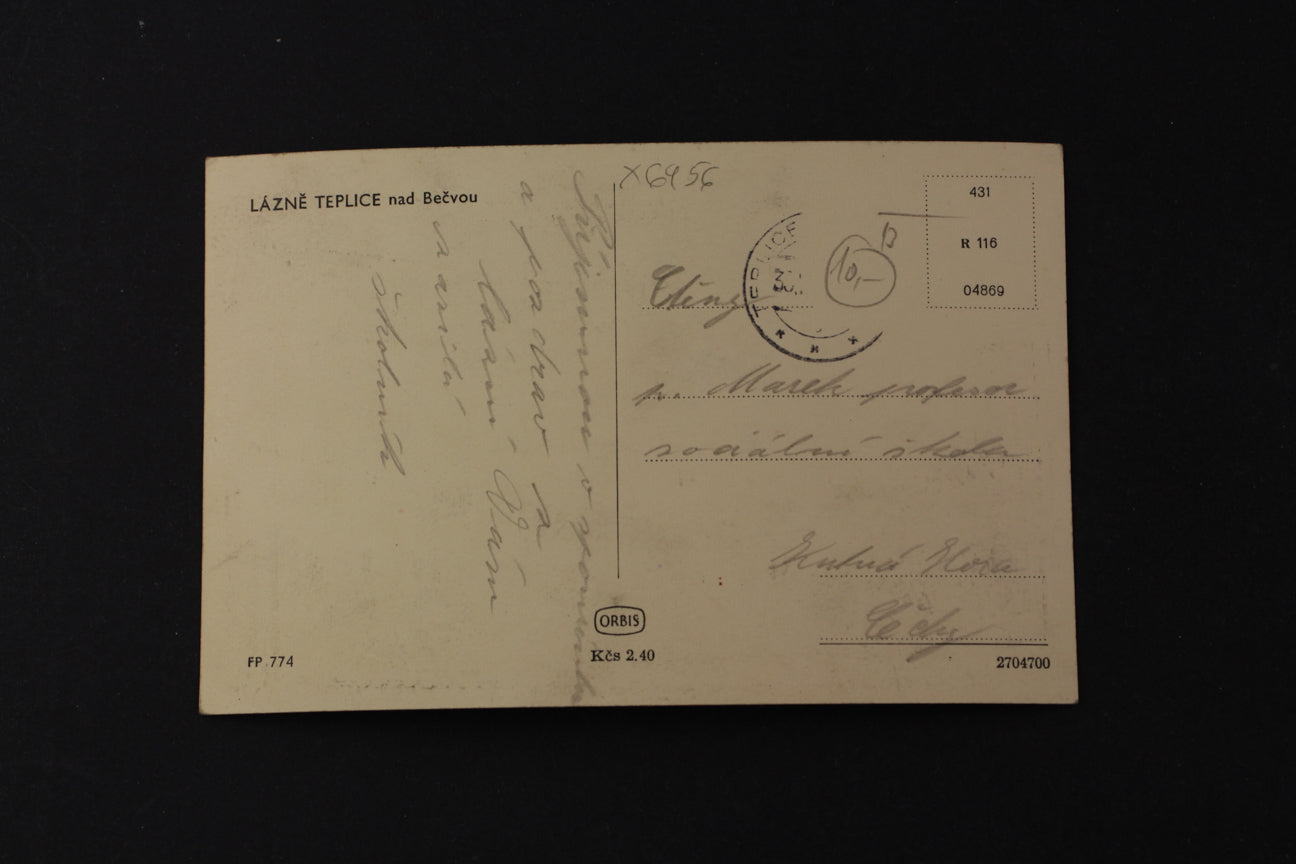 Postcard Spa Teplice nad Bečvou (x6956)