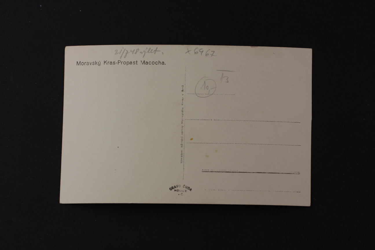 Pohlednice Moravský Kraas- Propast Macocha (x6967)