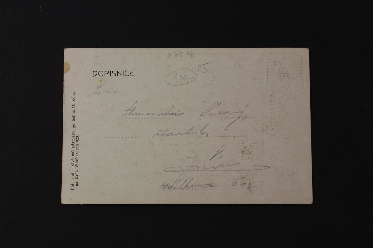 Pohlednice Zbytky sloupoví kostela Sázavského (x6976)