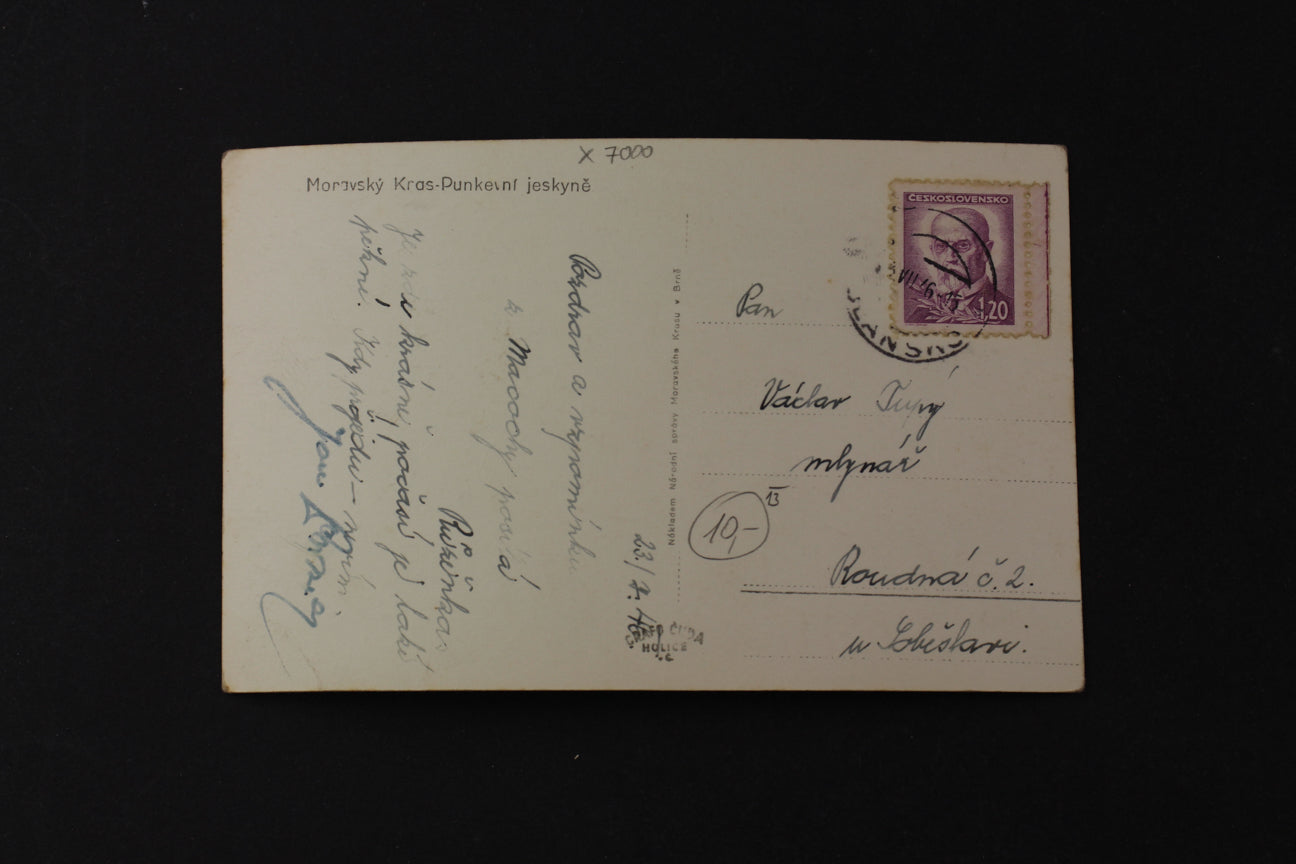Postcard Moravian Karst (x7000)