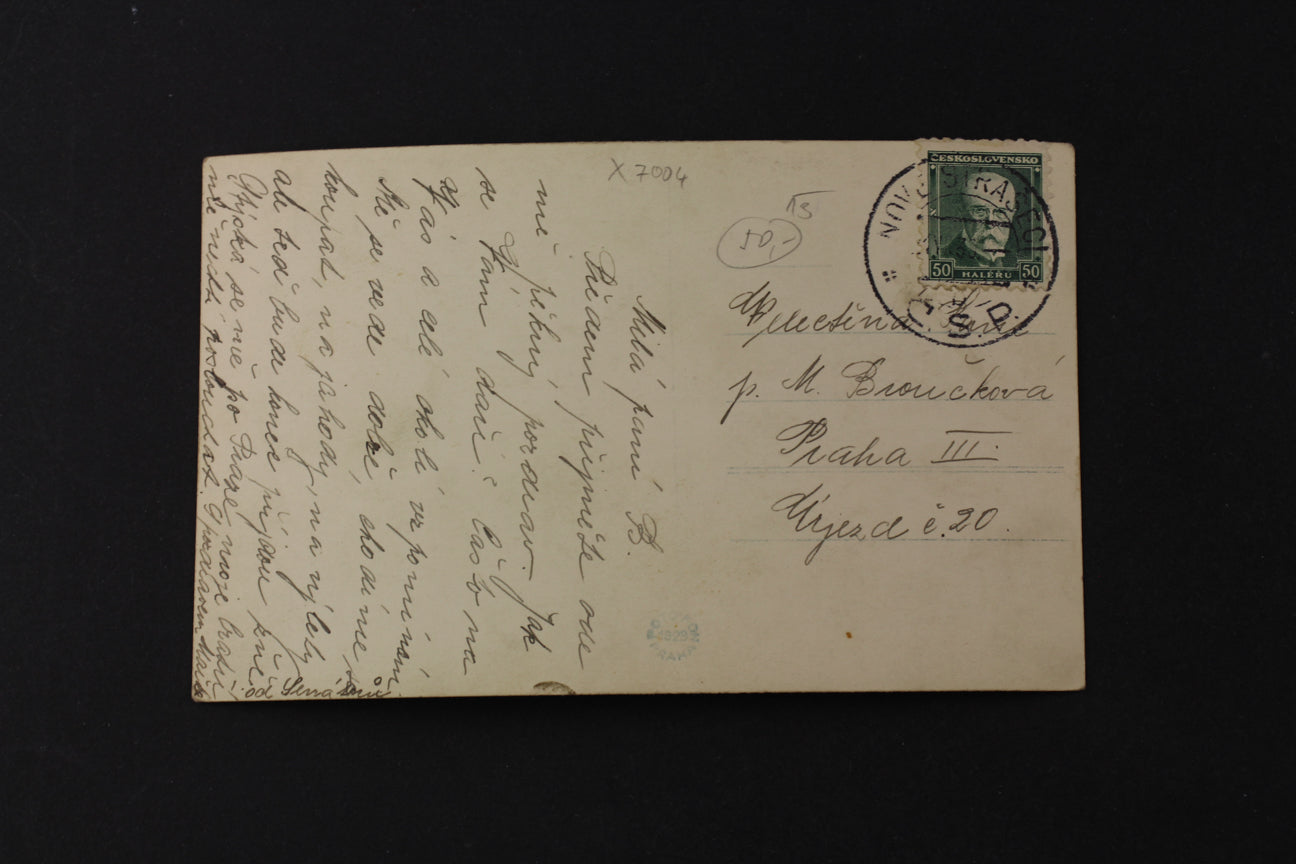 Postcard Prague View of Lesser Town (x7004)