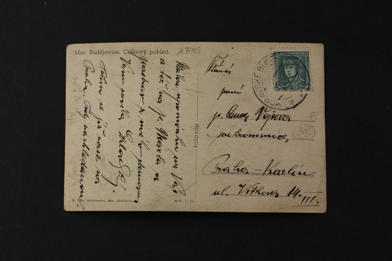 Postcard Moravské Budějovice (x7005)