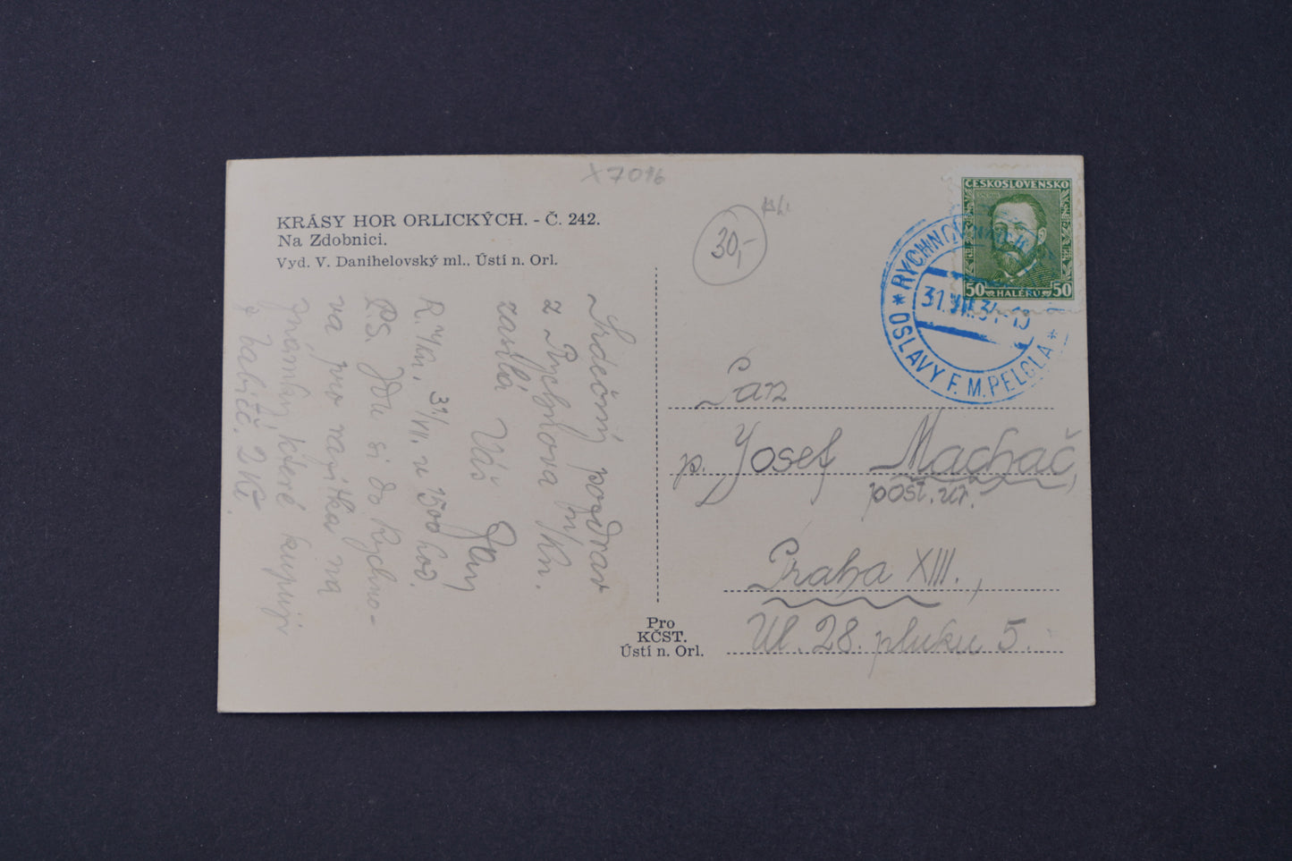 Pohlednice Krásy hor Orlických Na Zdobnici (x7016)