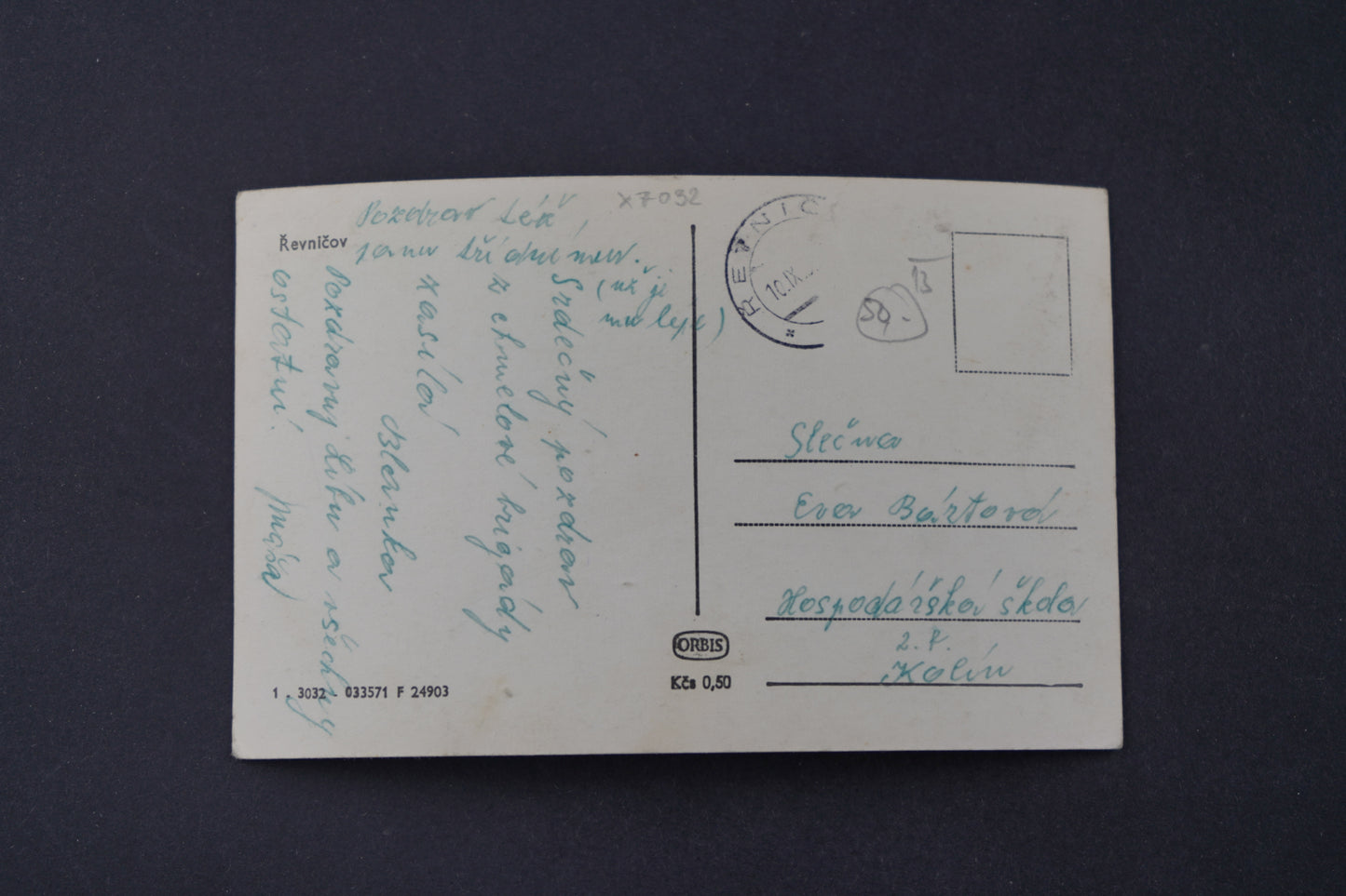 Pohlednice Řevničov (x7032)