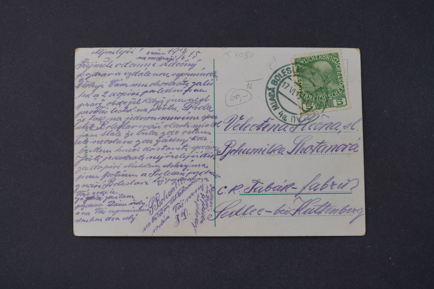 Postcard Mlada Boleslav (x7050)