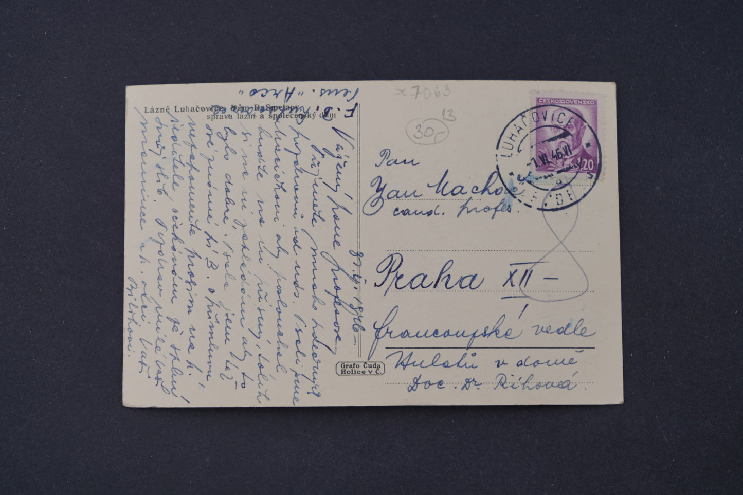 Pohlednice Lázně Luhačovice (x7063)