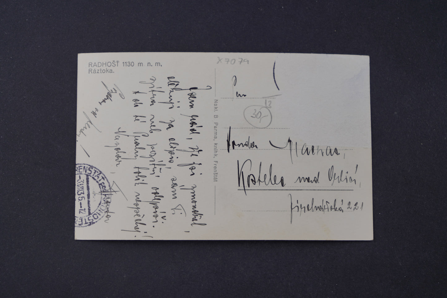 Postcard Radhošť (x7079)