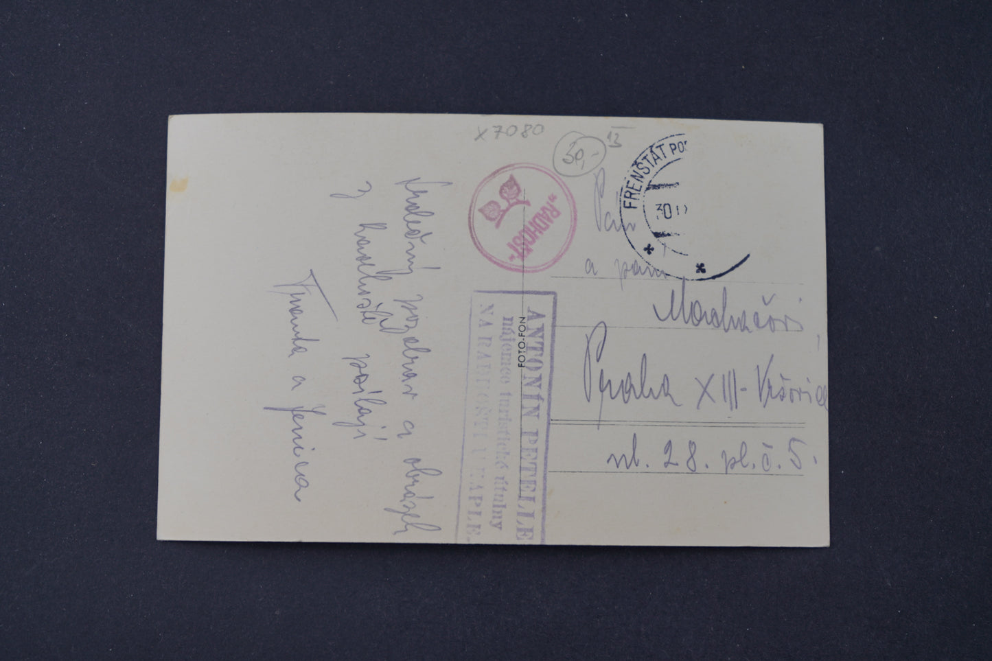 Postcard Radhošť Chapel (x7080)