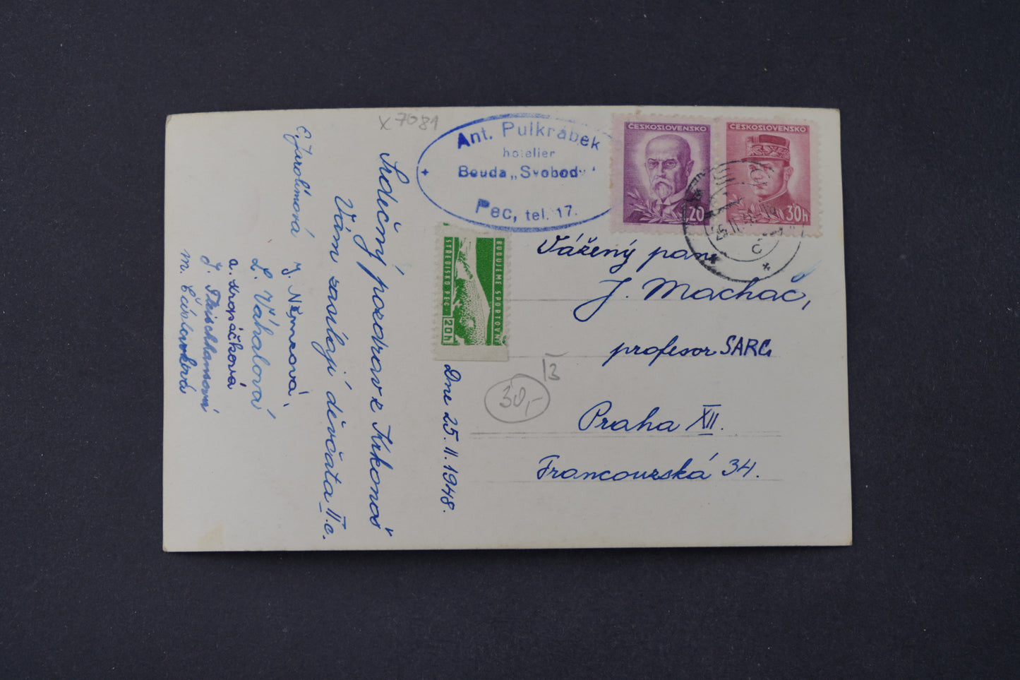 Postcard Krkonoše: Sněžka (x7081)