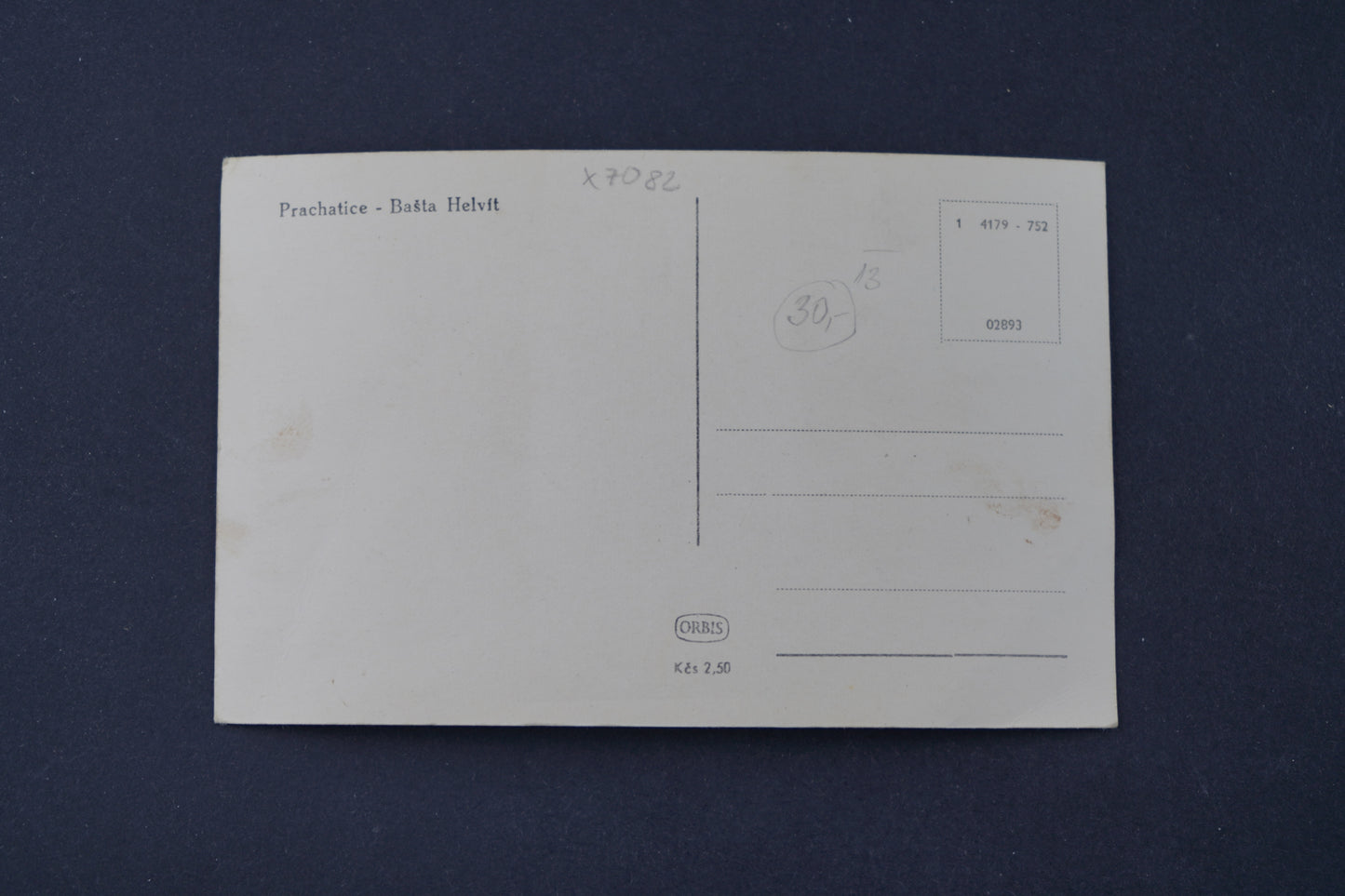 Postcard Pracahtice - Helvít Bastion (x7082)
