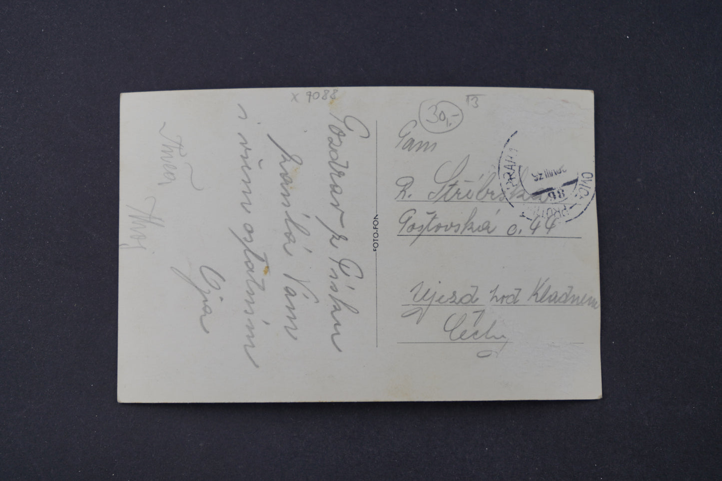 Postcard Písek with surroundings (x7088)