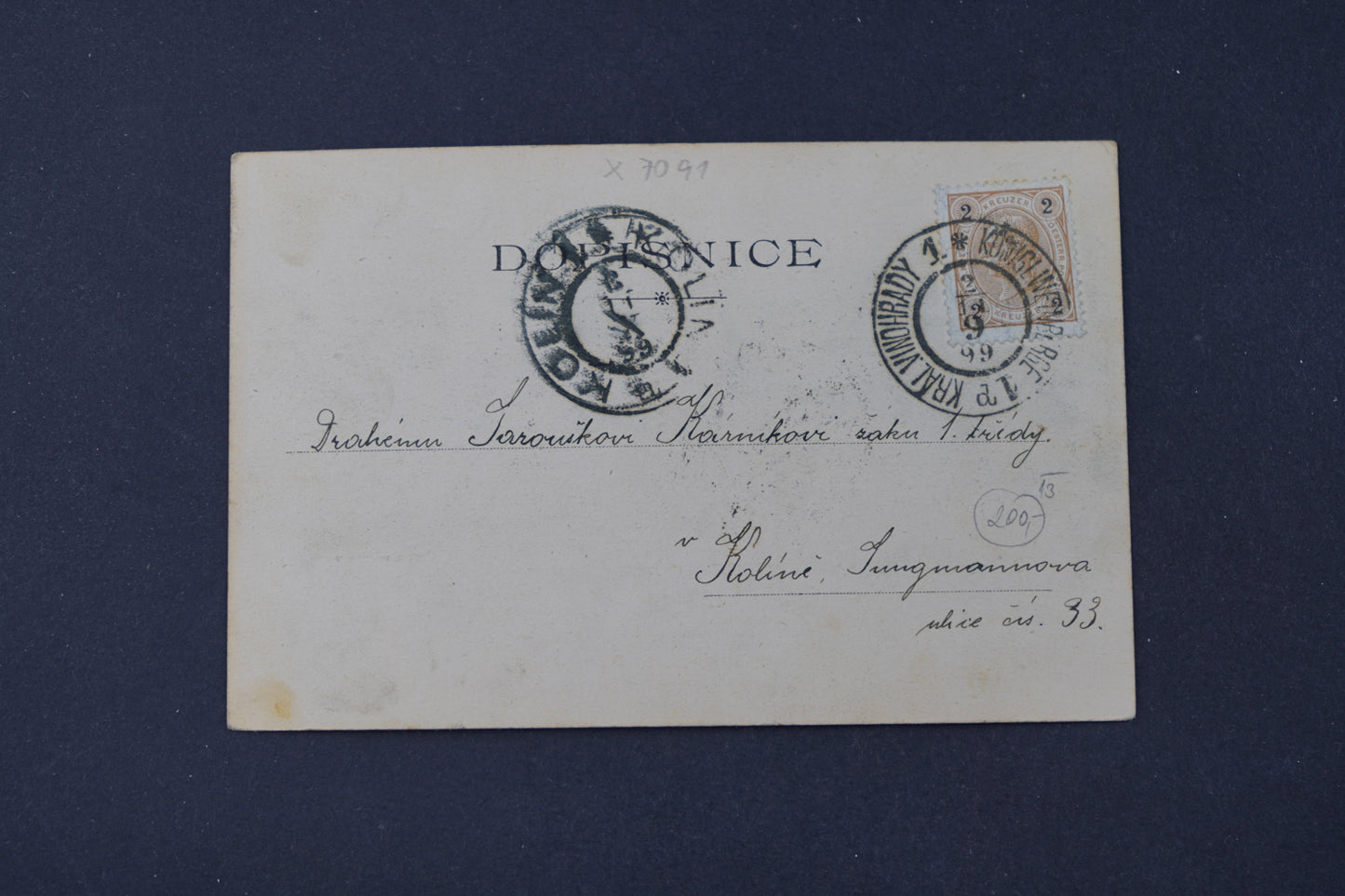 Postcard Greetings from Prague (x7091)