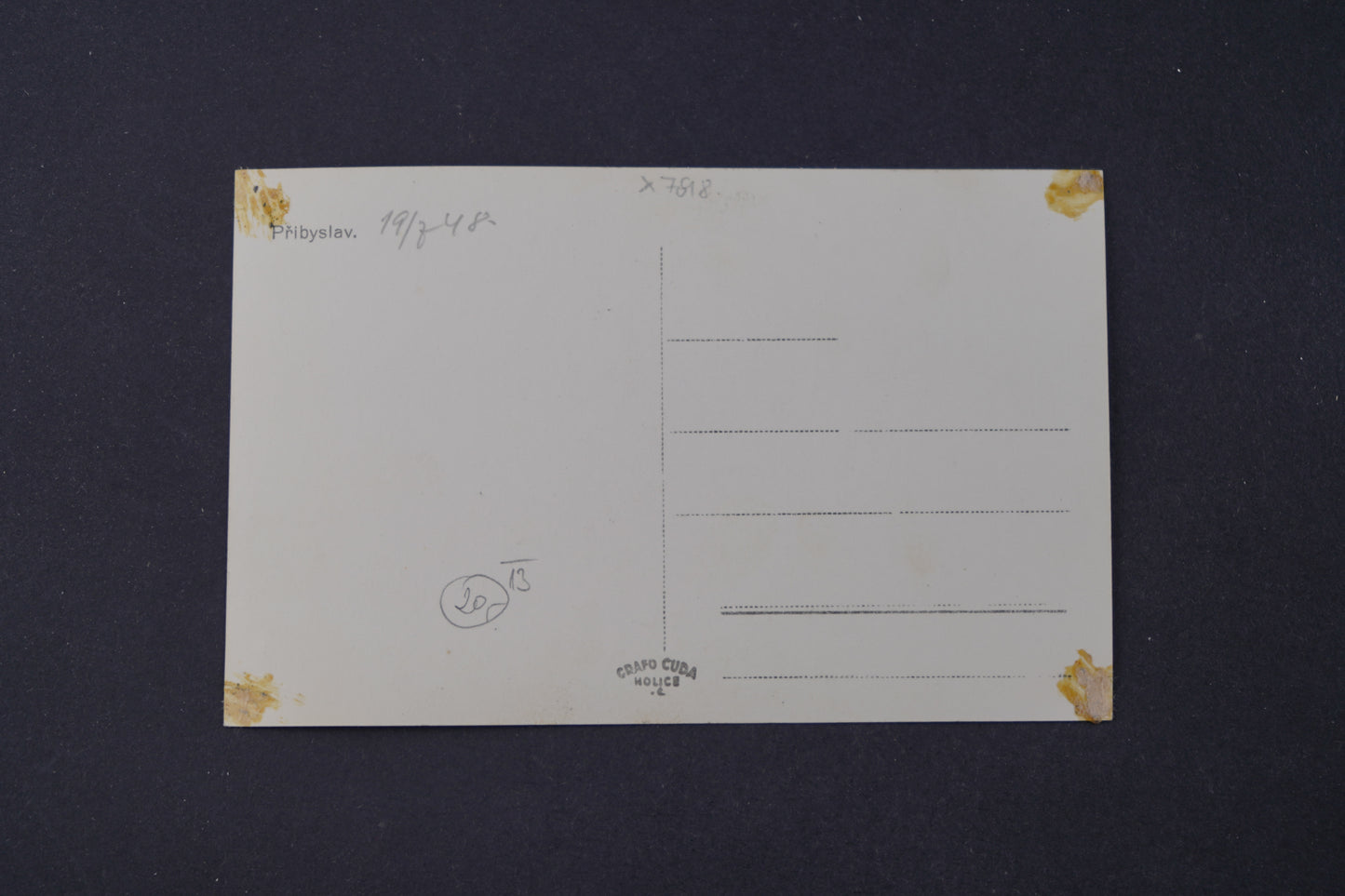 Postcard Přibyslav (x7098)