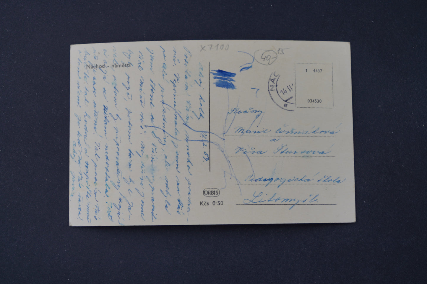 Postcard Náchod - square (x7100)