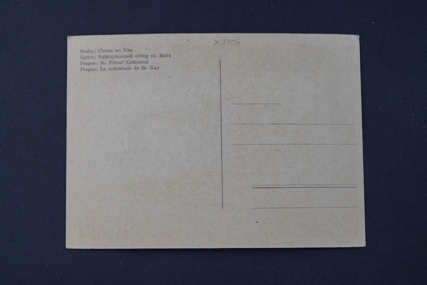 Pohlednice Praha Chrám sv. Víta (x7106)