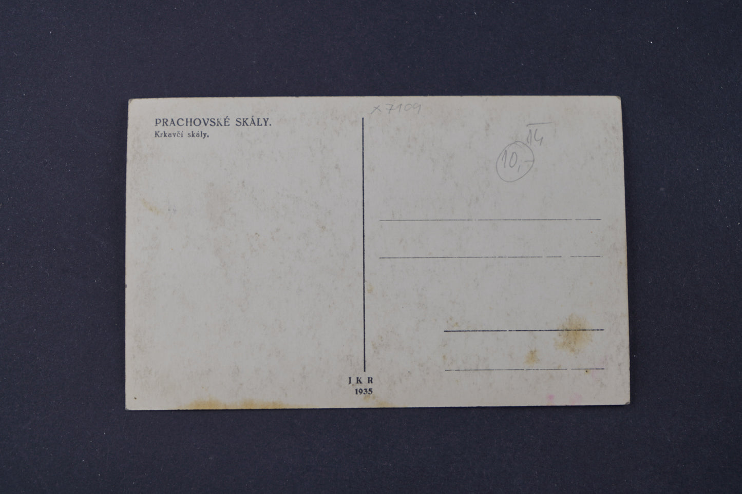 Pohlednice Prachovské skály krkavčí hory (x7109)
