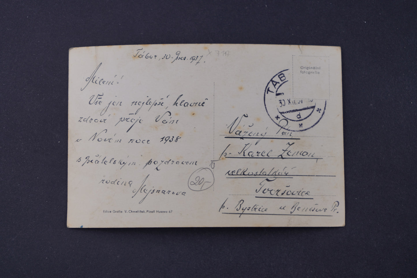 Pohlednice Tábor - Sezimovo Ústí (x7117)