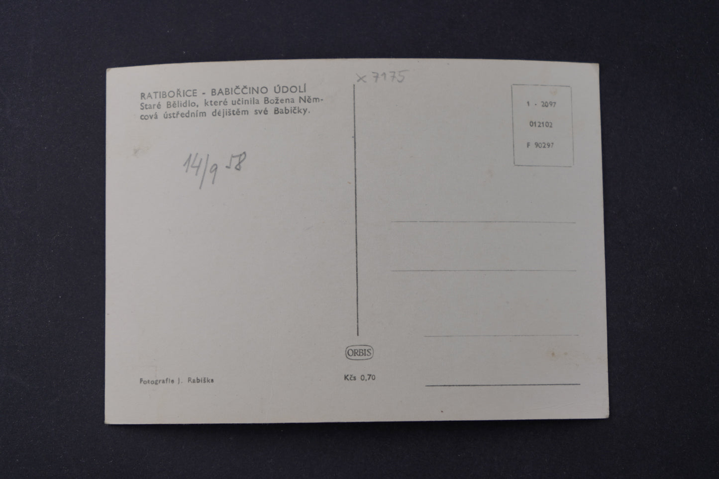 Postcard Ratibořice (x7175)