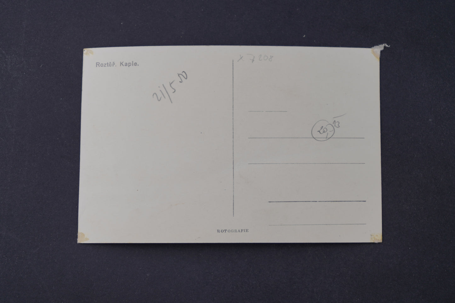 Pohlednice Roztěř. Kaple (x7208)