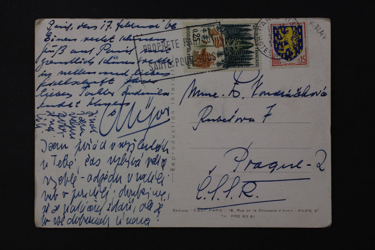 Pohlednice Paříž (x7247)