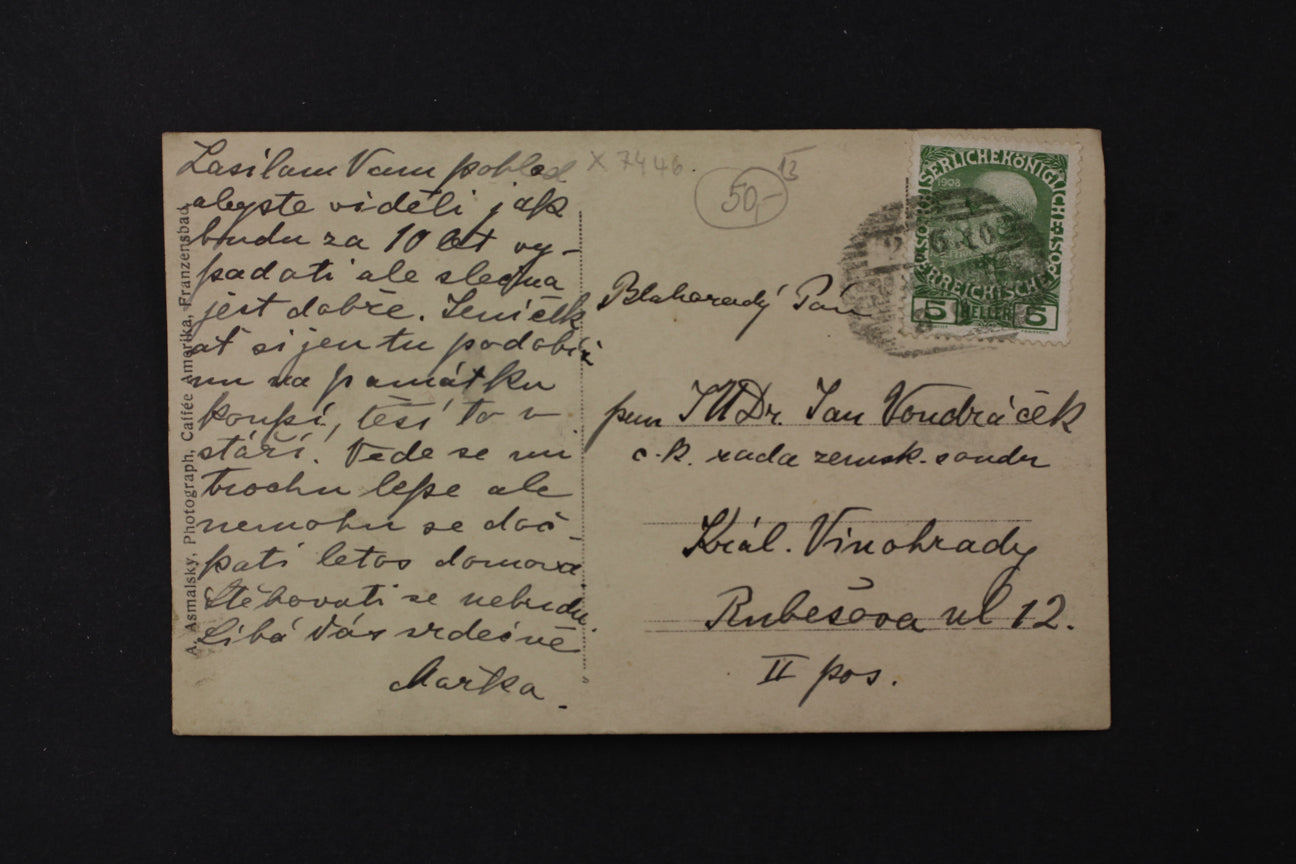 Pohlednice A.Asmaský, Photograph Caffée Amerika (x7446)